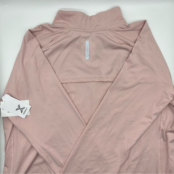 Xersion Women’s Plus Size Light Pink Long Sleeve Quarter-Zip Size 1X - Picture 9 of 10